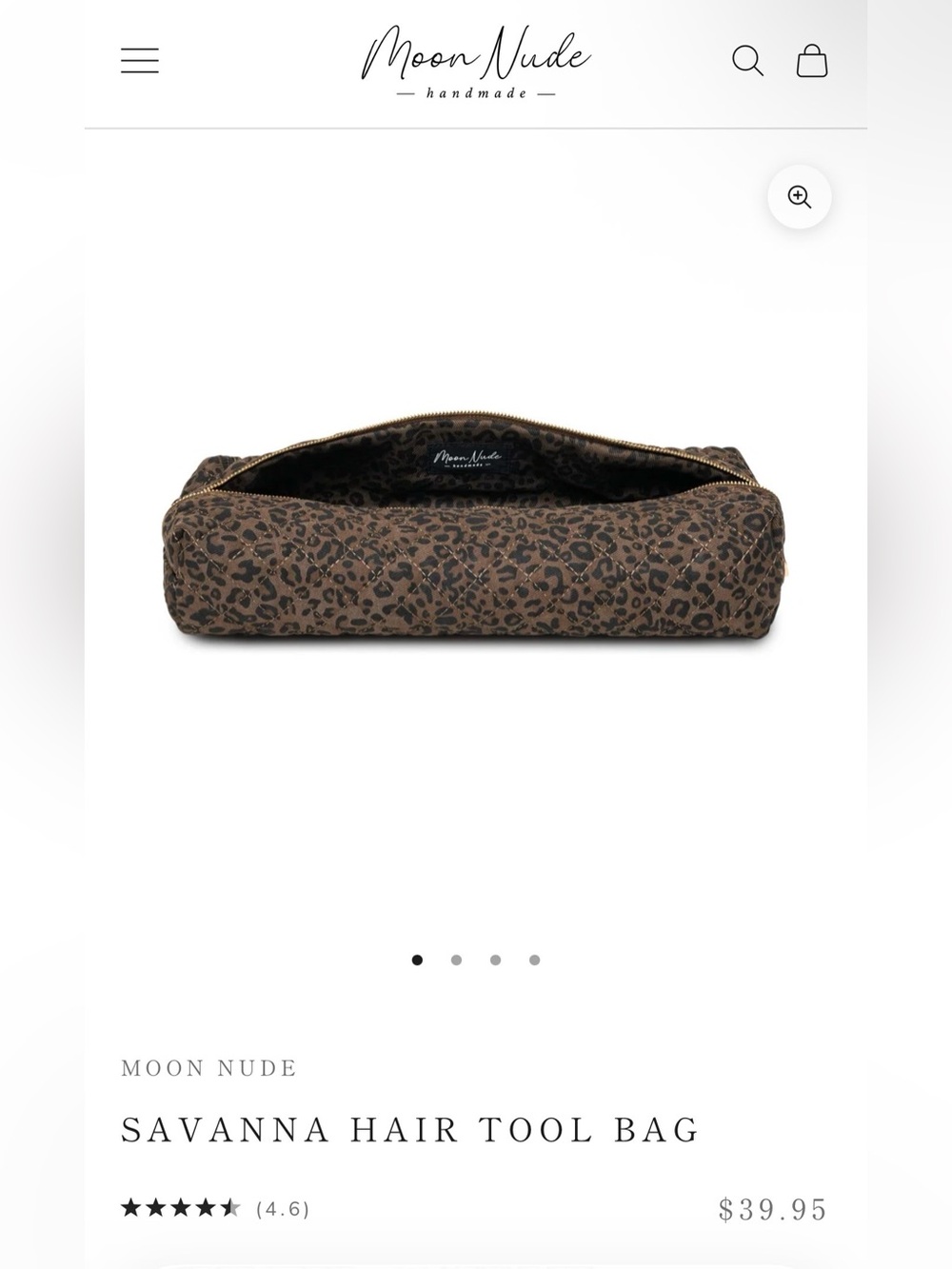 Moon Nude Savanna Hair Tool Bag